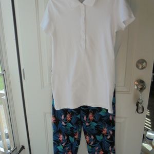Women's Polo and Capris Set NEW